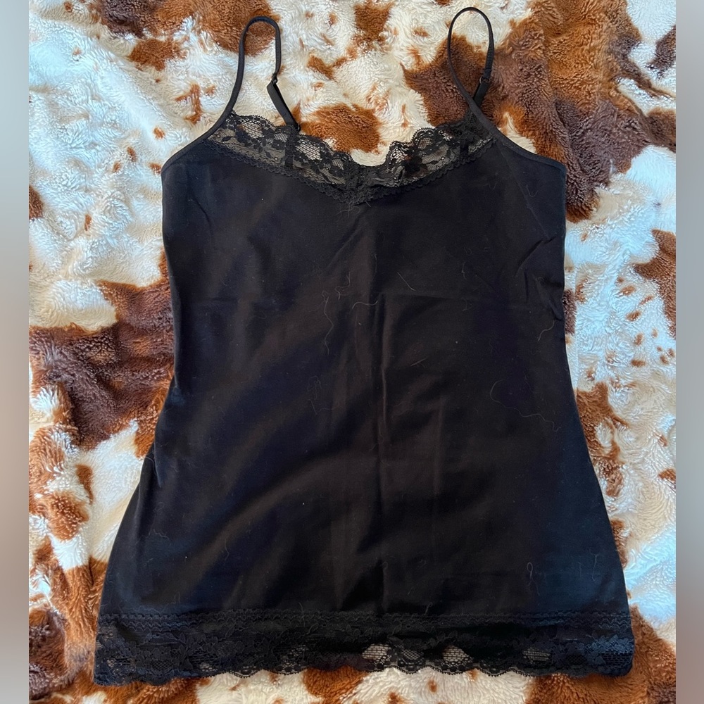 Express lace tank top